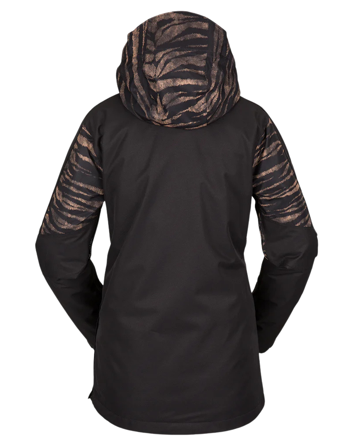 Volcom Mirror Women's Pullover - Tiger Print - 2023 Women's Snow Jackets - Trojan Wake Ski Snow