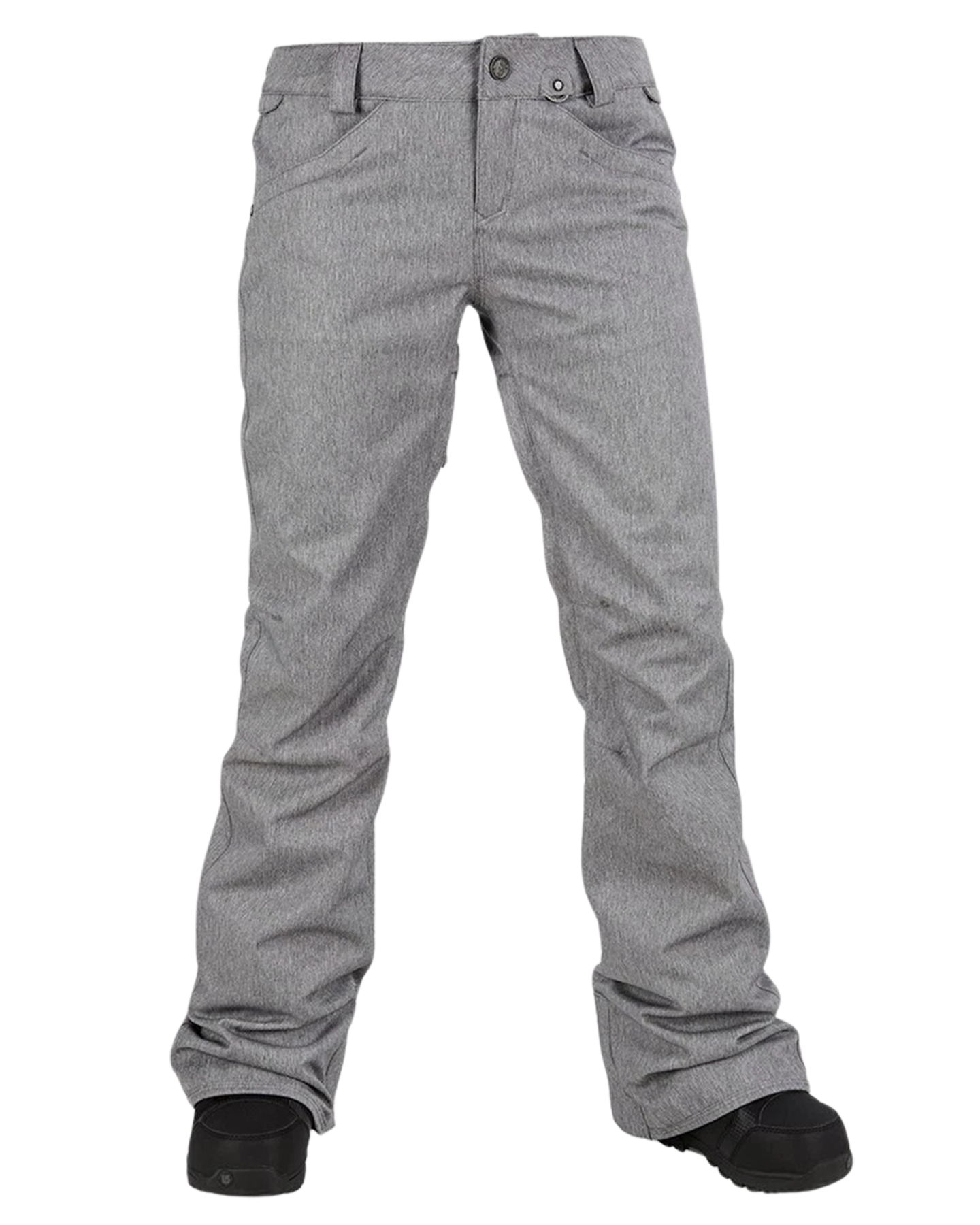 Volcom Women's Species Stretch Pant - Heather Grey - 2021 Women's Snow Pants - Trojan Wake Ski Snow