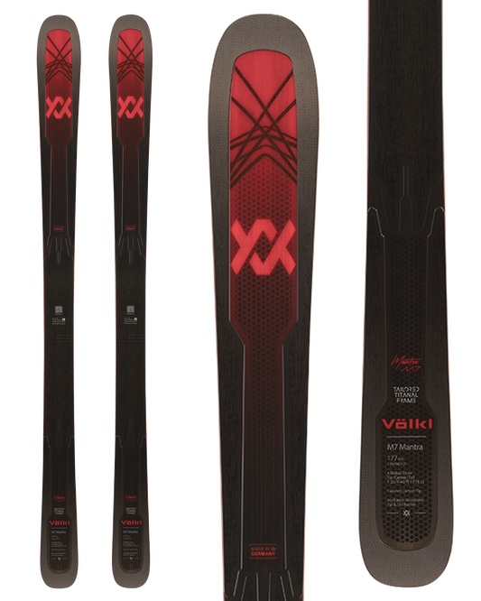 Volkl M7 Mantra Flat Snow Skis - 2025 Men's Snow Skis - Trojan Wake Ski Snow