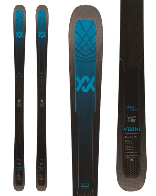 Volkl Mantra 88 Flat - 2025 Men's Snow Skis - Trojan Wake Ski Snow