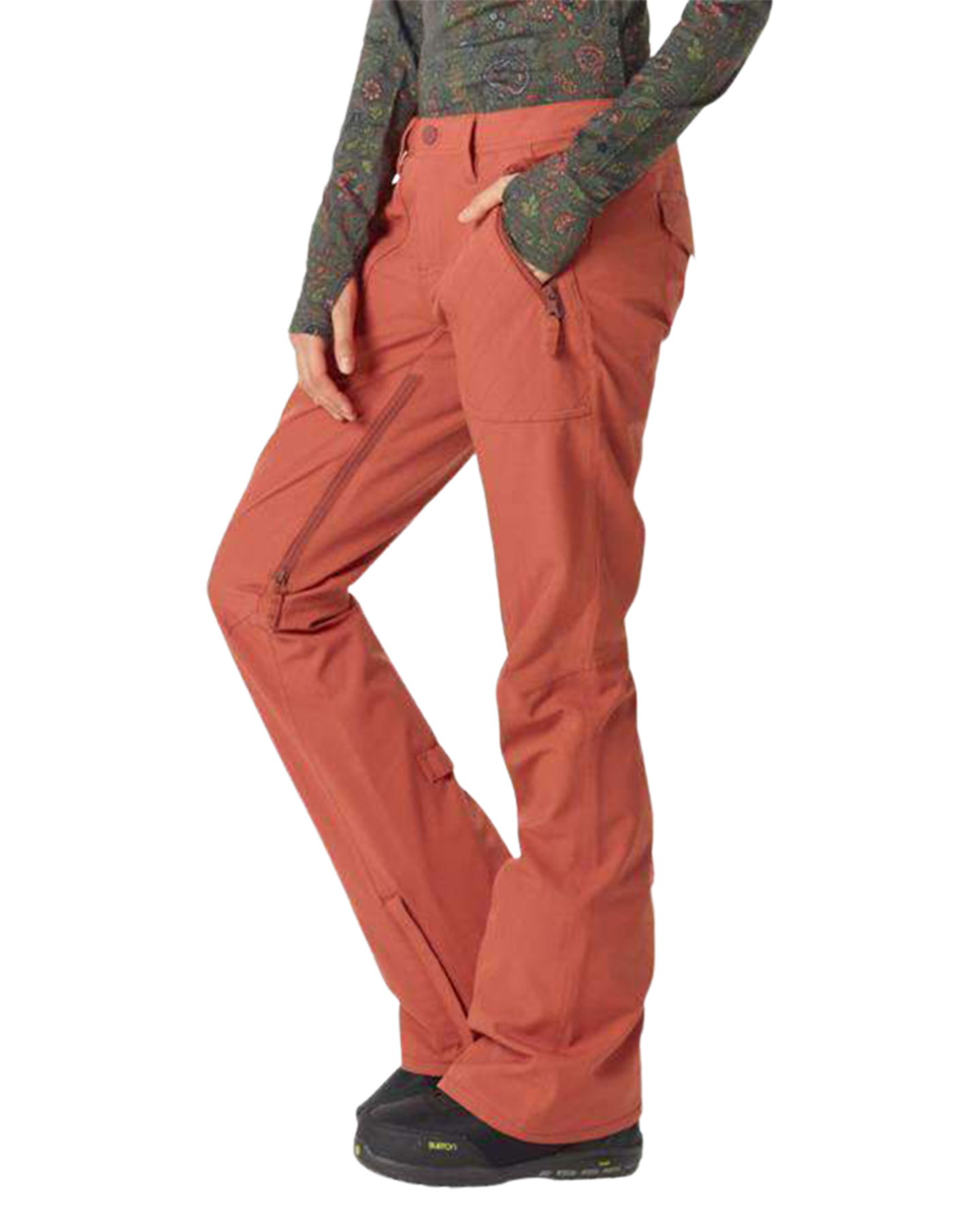 Womens Burton Vida Pant - Persimmon (S) Women's Snow Pants - Trojan Wake Ski Snow
