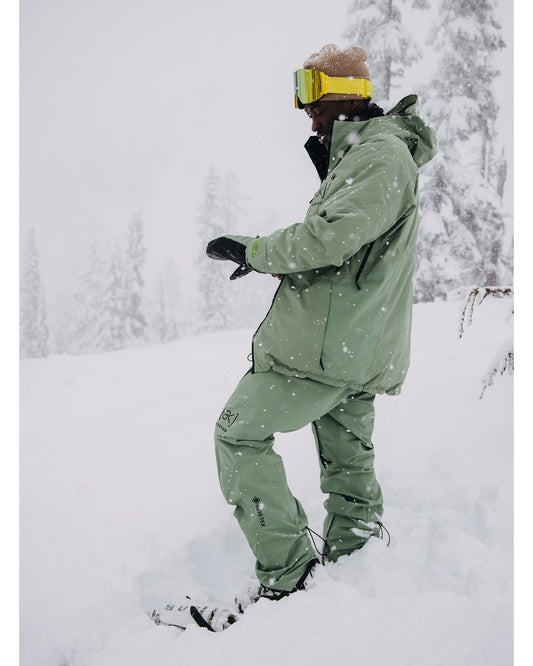 Burton Mens [ak]® Cyclic Gore-Tex 2L Pants - Hedge Green - 2023 Men's Snow Pants - Trojan Wake Ski Snow