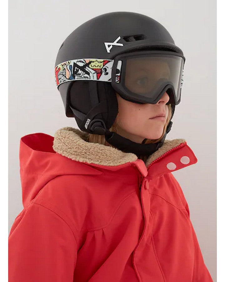 Anon Kids' Burner Snow Helmet - Black Snow Helmets - Kids - Trojan Wake Ski Snow