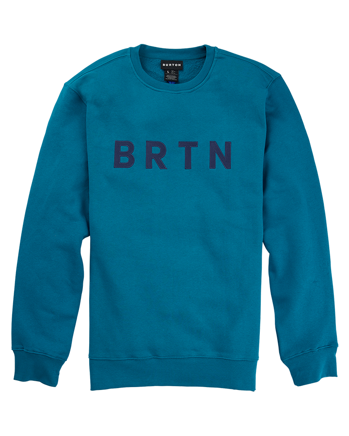 Burton Brtn Crew - Lyons Blue Hoodies & Sweatshirts - Trojan Wake Ski Snow