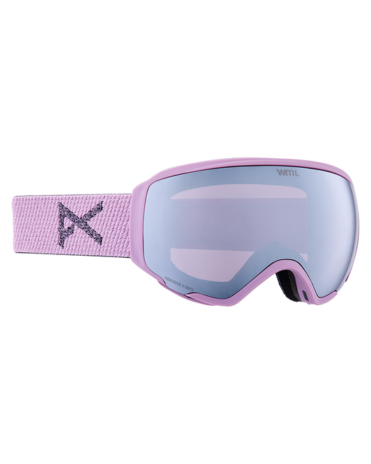 Anon WM1 Snow Goggles + Bonus Lens + MFI - Purple / Perceive Sunny Onyx - 2023 Snow Goggles - Womens - Trojan Wake Ski Snow