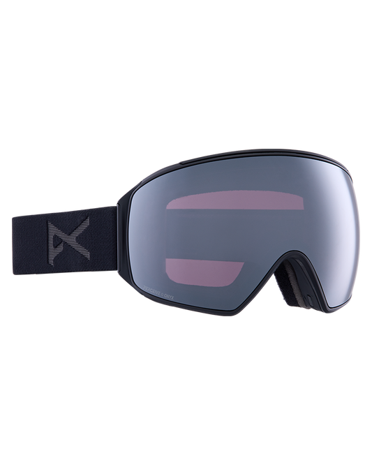 Anon M4 Toric Snow Goggles + Bonus Lens + Mfi® Face Mask - Smoke/Perceive Sunny Onyx Lens Men's Snow Goggles - Trojan Wake Ski Snow