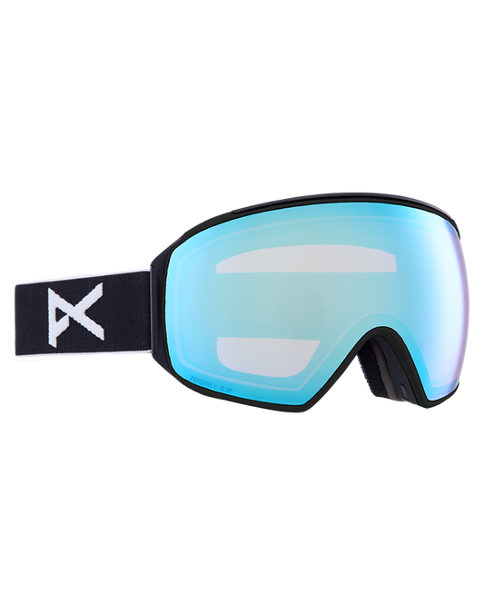 Anon M4 Toric Snow Goggles + Bonus Lens + Mfi® Face Mask - Black/Perceive Variable Blue Lens Snow Goggles - Mens - Trojan Wake Ski Snow