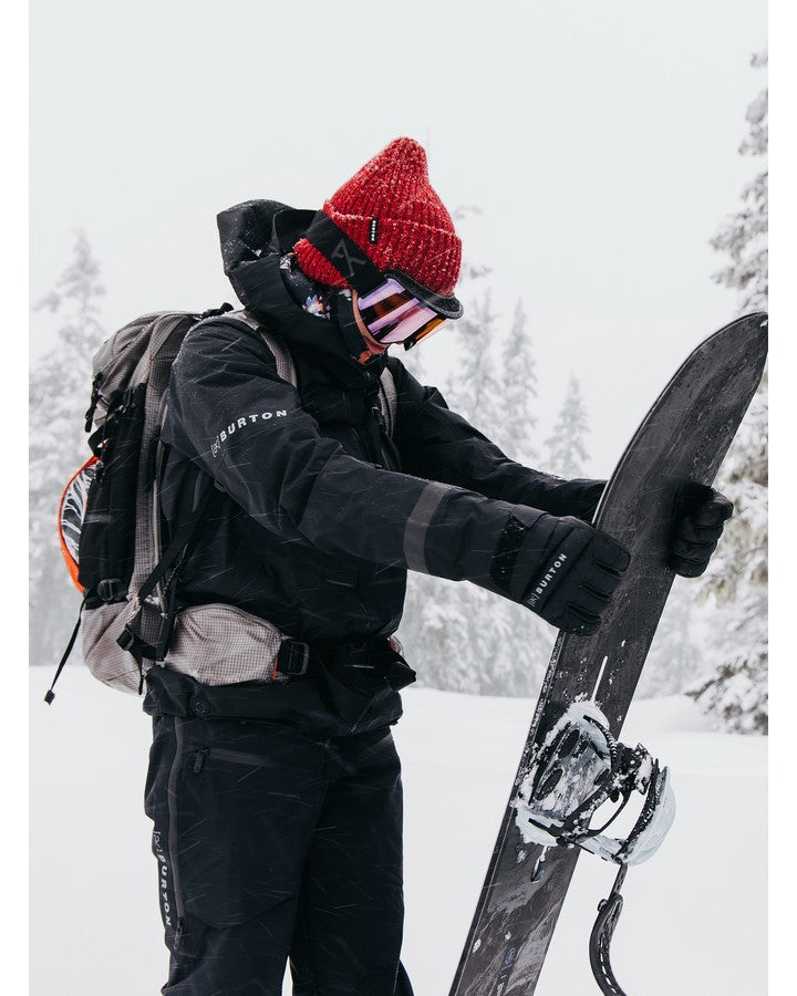 Burton Womens [ak]® Tusk Gore-Tex Pro 3L Jacket - True Black - 2023 Women's Snow Jackets - Trojan Wake Ski Snow
