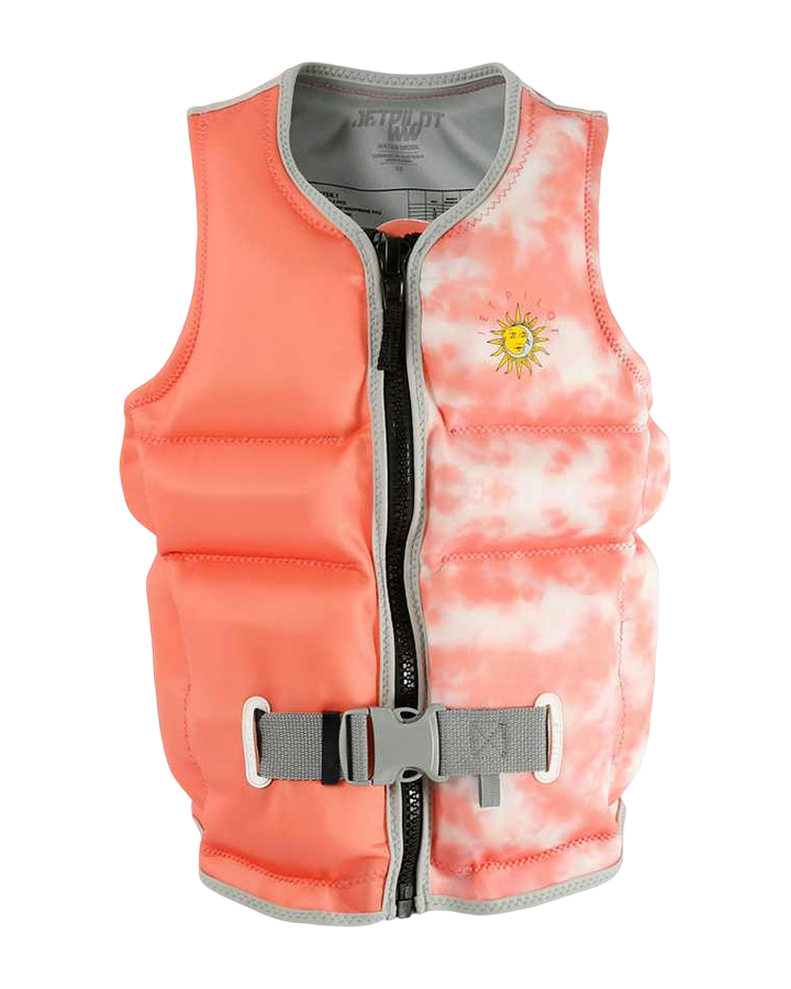 Jetpilot X1 Girls Youth Neo Vest Peach 2023 Life Jackets Kids