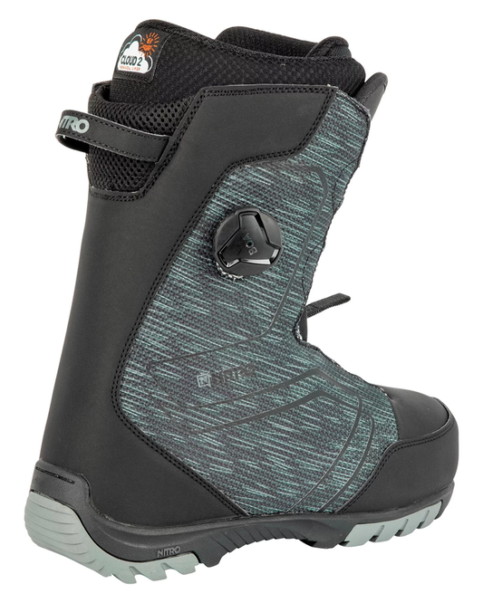 Nitro Sentinel BOA Snowboard Boots - Black - 2023 Snowboard Boots - Mens - Trojan Wake Ski Snow