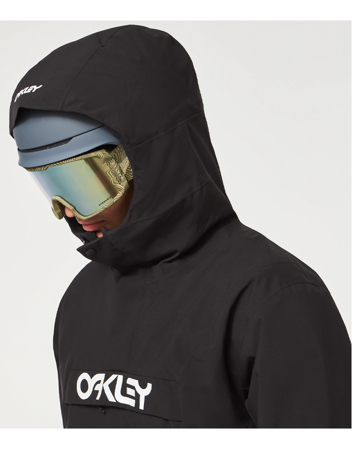 Oakley Tnp Tbt Insulated Anorak - Blackout Men's Snow Jackets - Trojan Wake Ski Snow