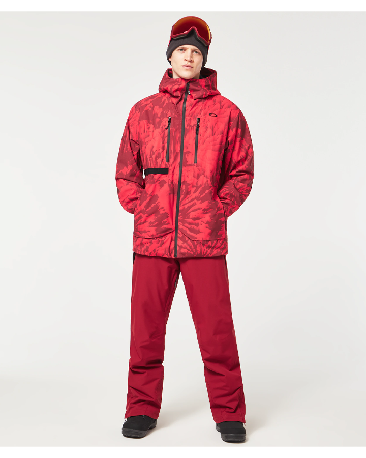 Oakley Tc Earth Shell Jacket Snow Jacket Red Mountain Tie Dye 2023