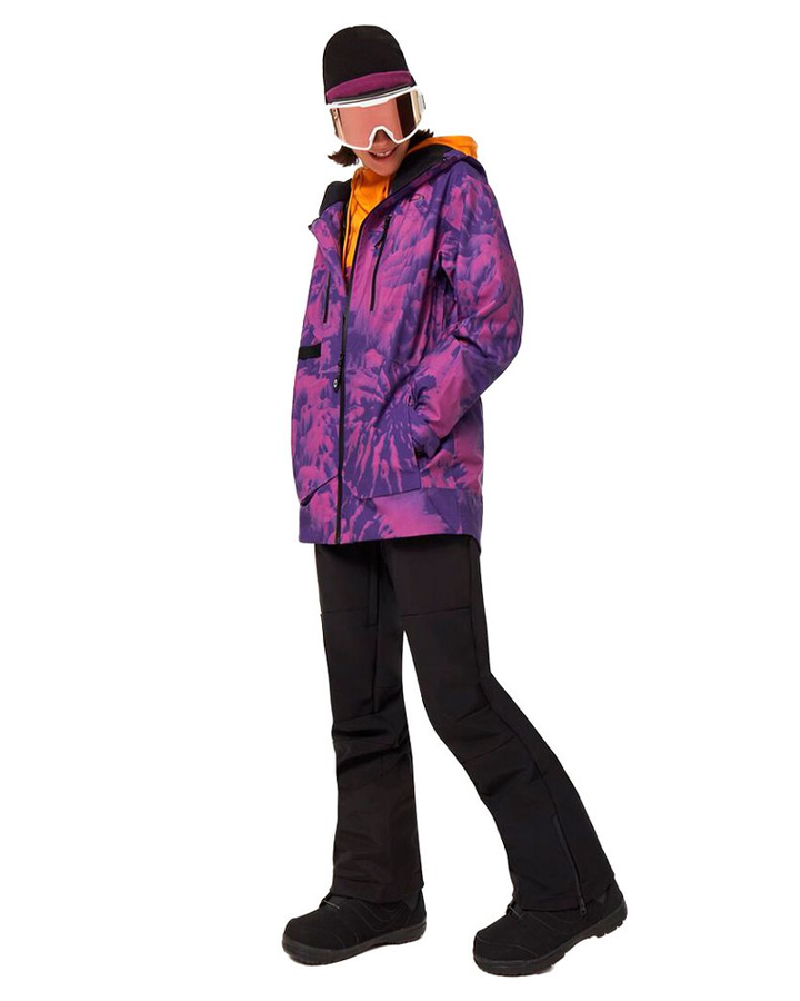 Oakley Juno Shell Snow Jacket - Purple Mountain Td Print - 2023 Women's Snow Jackets - Trojan Wake Ski Snow