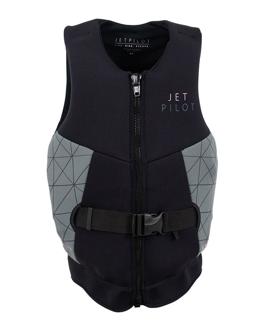 Jetpilot Cause Ladies Neo Vest - Black - 2022 Life Jackets - Womens - Trojan Wake Ski Snow