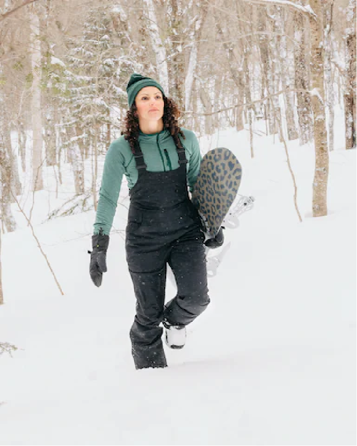Burton Women's Avalon Gore-Tex 2L Bib - True Black Women's Snow Bibs - Trojan Wake Ski Snow
