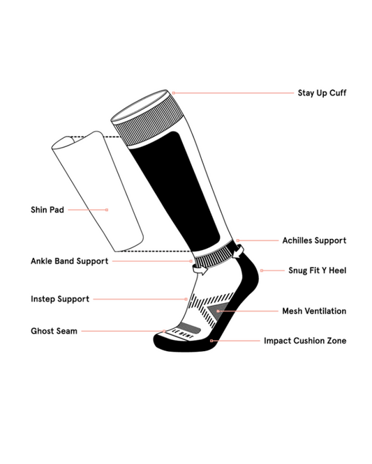 Le Bent Pixel Light Cushion Snow Sock  - Smoked Pearl  - 2023 Socks - Trojan Wake Ski Snow