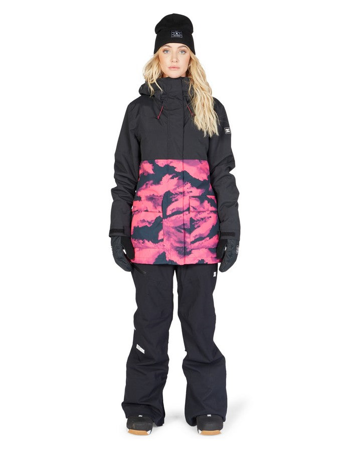 DC Cruiser Womens Snow Jacket - Crazy Pink Clouds - 2023 Women's Snow Jackets - Trojan Wake Ski Snow