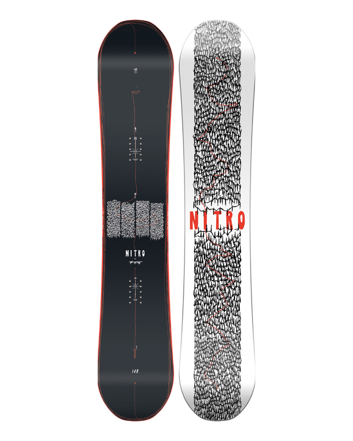 Nitro T1 Snowboard - 2024 Men's Snowboards - Trojan Wake Ski Snow