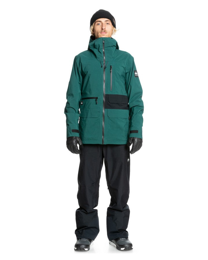 Quiksilver Mission Gore-Tex Snow Pant - True Black - 2023 Men's Snow Pants - Trojan Wake Ski Snow