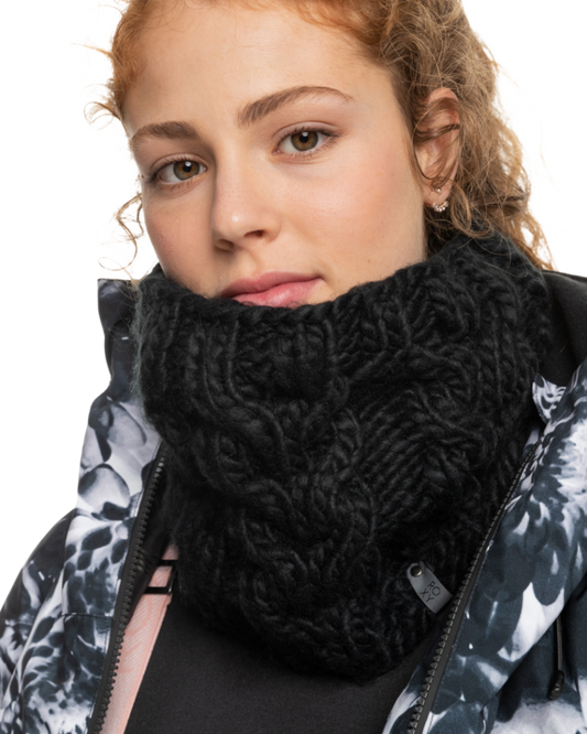 Roxy Winter Collar - True Black - 2023 Neck Warmers & Face Masks - Trojan Wake Ski Snow