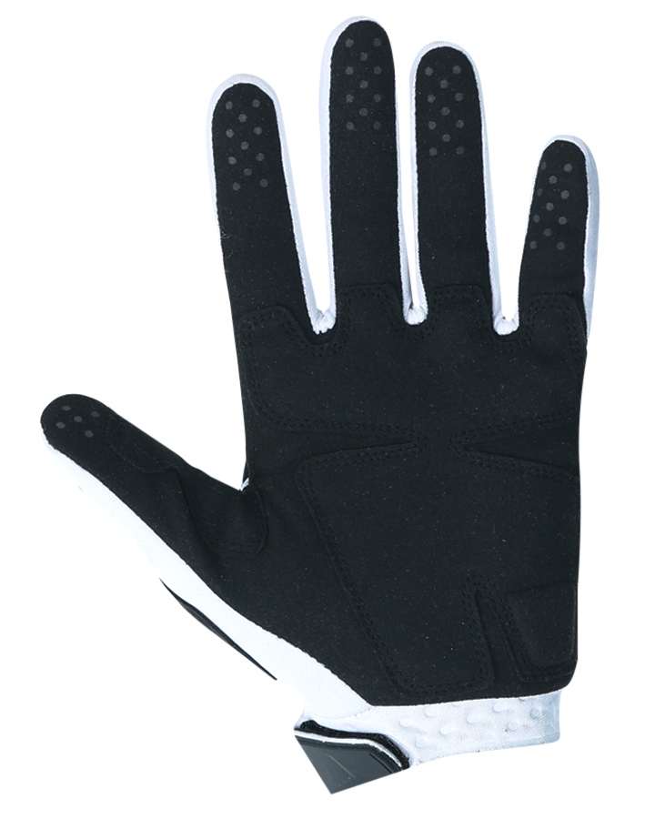 Jetpilot RX Race Glove - White/Black - 2023 Jetski Gloves - Trojan Wake Ski Snow