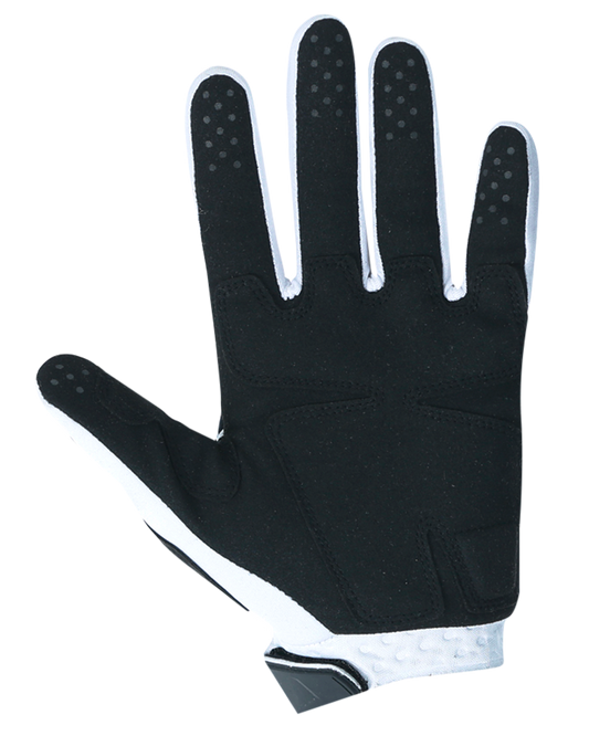 Jetpilot RX Race Glove - White/Black - 2023 Jetski Gloves - Trojan Wake Ski Snow