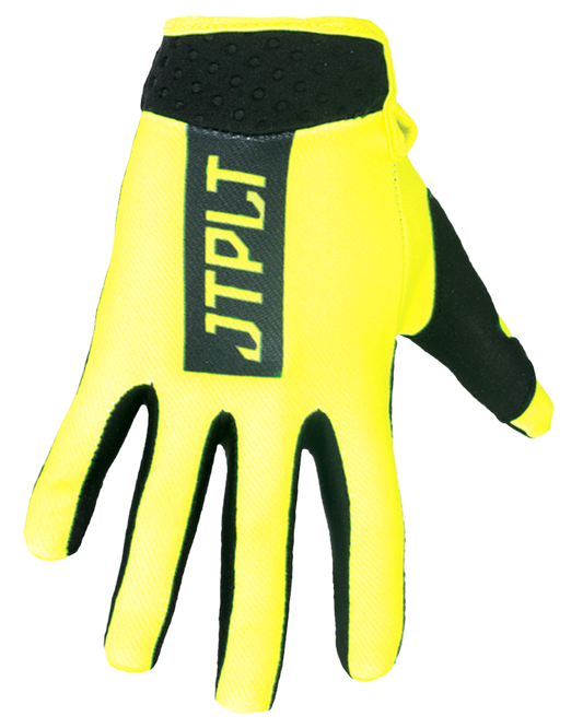 Jetpilot RX Super Lite Glove - Yellow/Black - 2023 Jetski Gloves - Trojan Wake Ski Snow