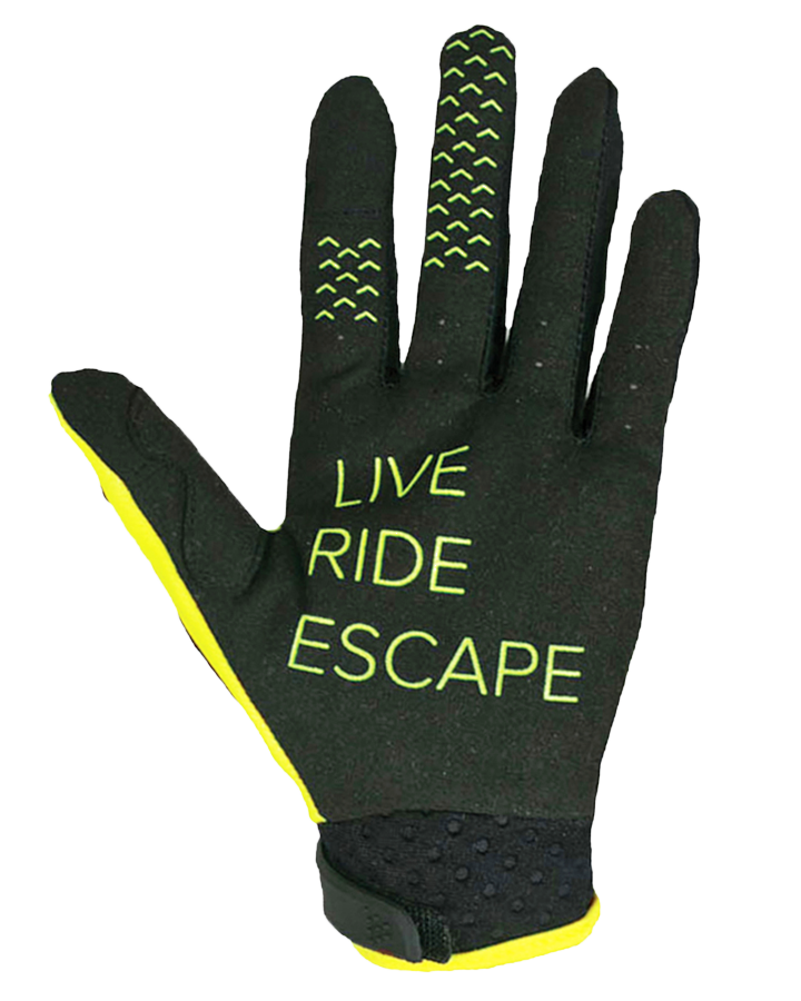 Jetpilot RX Super Lite Glove - Yellow/Black - 2023 Jetski Gloves - Trojan Wake Ski Snow