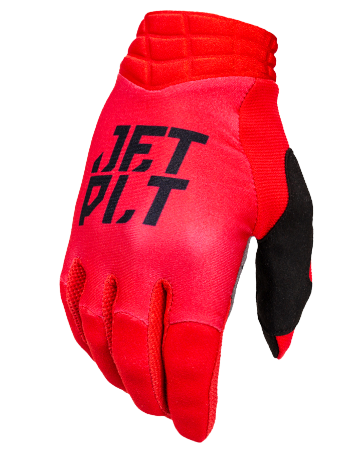 Jetpilot RX Airlite Glove - Red - 2023 Jetski Gloves - Trojan Wake Ski Snow