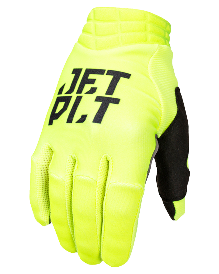 Jetpilot RX Airlite Glove - Yellow - 2023 Jetski Gloves - Trojan Wake Ski Snow