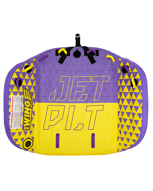 Jetpilot JP3 Wing Towable - Yellow/Purple - 2024 Tubes - Trojan Wake Ski Snow
