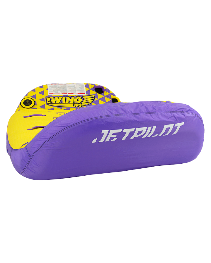 Jetpilot JP3 Wing Towable - Yellow/Purple - 2024 Tubes - Trojan Wake Ski Snow