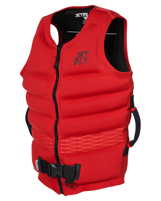 Jetpilot Hyperflex F/E Mens Neo Vest - Red Level 50 - 2023 Life Jackets - Mens - Trojan Wake Ski Snow