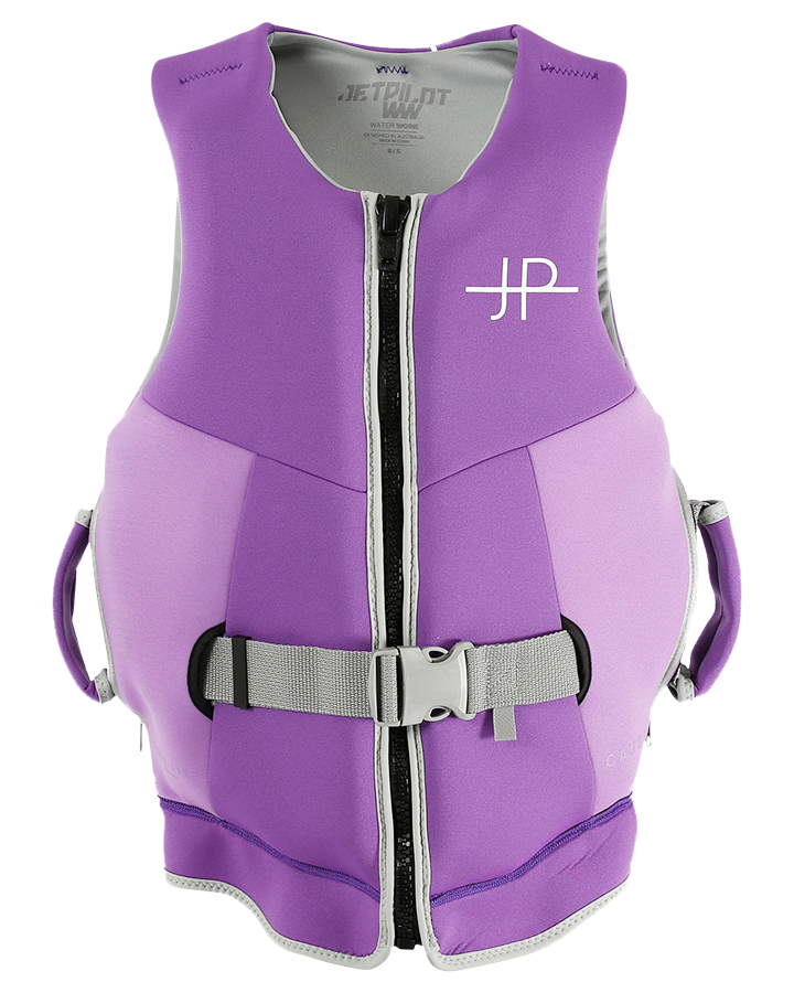 Jetpilot Cause F/E Ladies Neo Vest - Purple Life Jackets - Womens - Trojan Wake Ski Snow