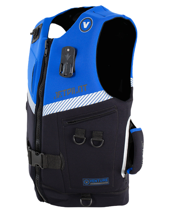 Jetpilot Venture Mens Neo Vest Black/Blue 2023 Life Jackets Mens