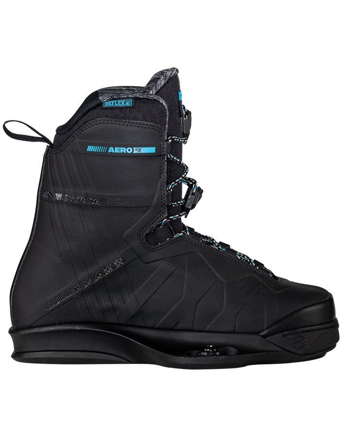 Liquid Force Aero 6X Wakeboard Boots - Black - 2024 Wakeboard Boots - Mens - Trojan Wake Ski Snow