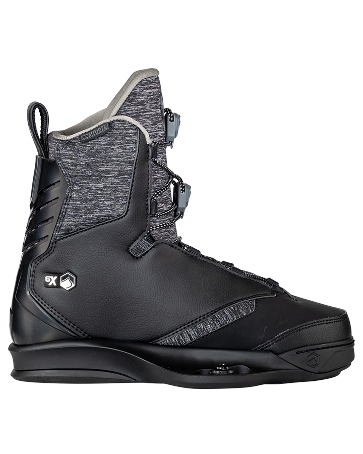Liquid Force Tao 6X Wakeboard Boots - Black - 2023 Wakeboard Boots - Mens - Trojan Wake Ski Snow