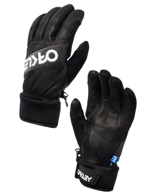 Oakley Factory Winter Snow Gloves 2.0 - Blackout - 2023 Men's Snow Gloves & Mittens - Trojan Wake Ski Snow