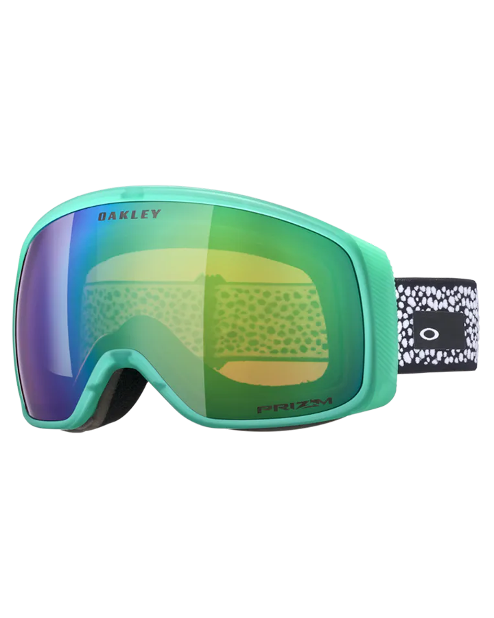 Oakley Flight Tracker M Snow Goggles - Black Habitat / Prizm Snow Jade Iridium Men's Snow Goggles - Trojan Wake Ski Snow