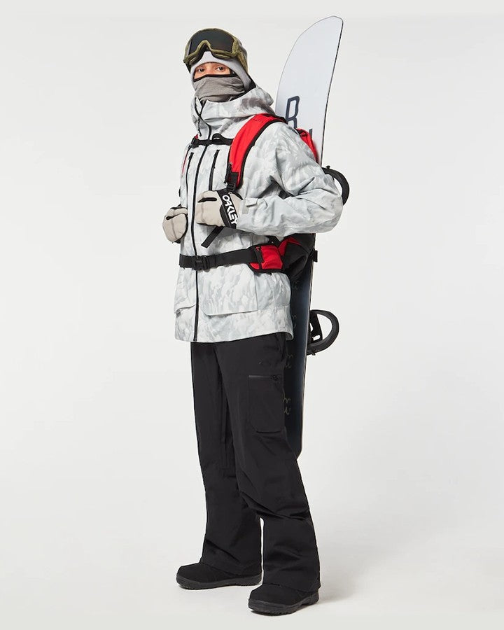 Oakley Tc Earth Shell Jacket Snow Jacket - Grey Mountain Tie Dye Men's Snow Jackets - Trojan Wake Ski Snow