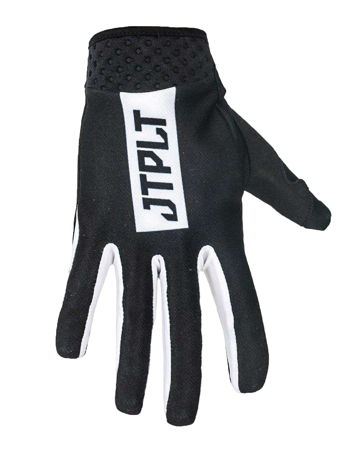 Jetpilot RX Super Lite Glove - Black/White - 2023 Jetski Gloves - Trojan Wake Ski Snow