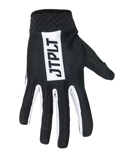 Jetpilot RX Super Lite Glove - Black/White - 2023 Jetski Gloves - Trojan Wake Ski Snow