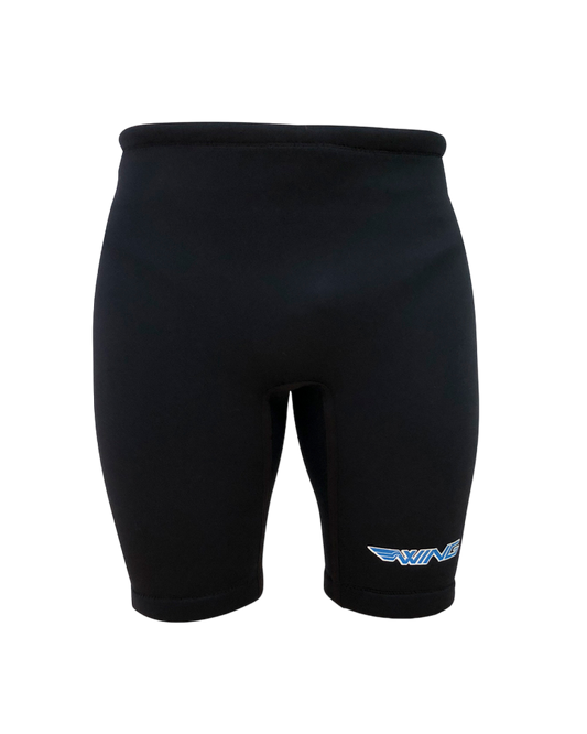 Wing Barefoot Shorts - Black - 2023 Barefoot Shorts - Trojan Wake Ski Snow