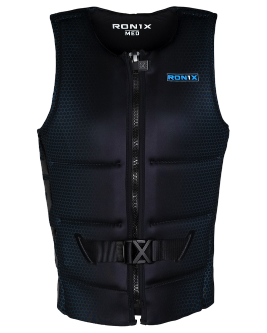 Ronix One L50s Jacket - Azure Honeycomb - 2023 Life Jackets - Mens - Trojan Wake Ski Snow