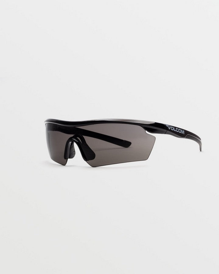 Volcom Download Sunglasses - Gloss Black Sunglasses - Trojan Wake Ski Snow
