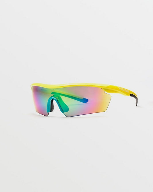 Volcom Download Sunglasses - Yellow/Aqua Sunglasses - Trojan Wake Ski Snow