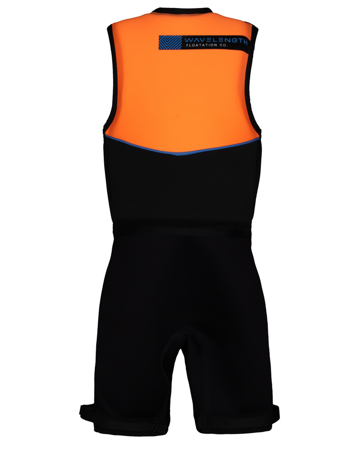 Wavelength Junior Buoyancy Suit - Bright Orange - 2023 Buoyancy Suits - Kids - Trojan Wake Ski Snow