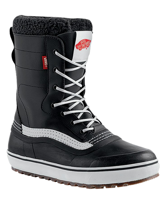 Vans Standard Snow MTE Boots - Black/White - 2023 Apres Boots - Trojan Wake Ski Snow