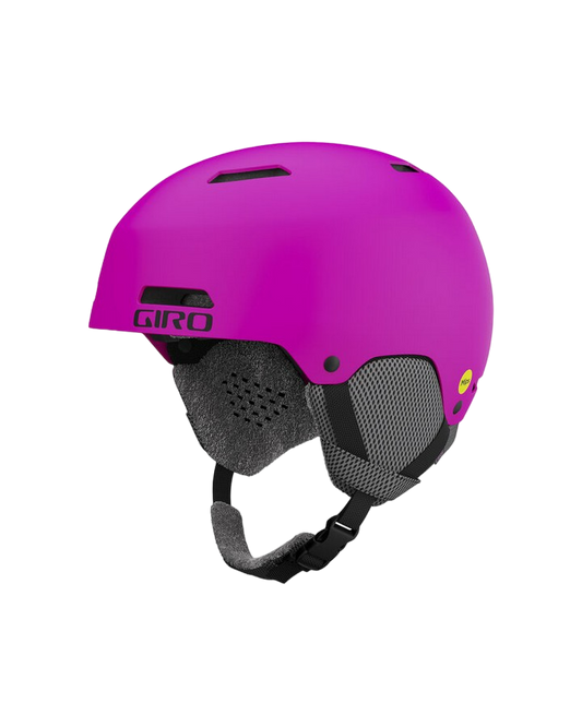 Giro Crue MIPS Kids' Snow Helmet - Matte Bright Pink - 2023 Snow Helmets - Kids - Trojan Wake Ski Snow