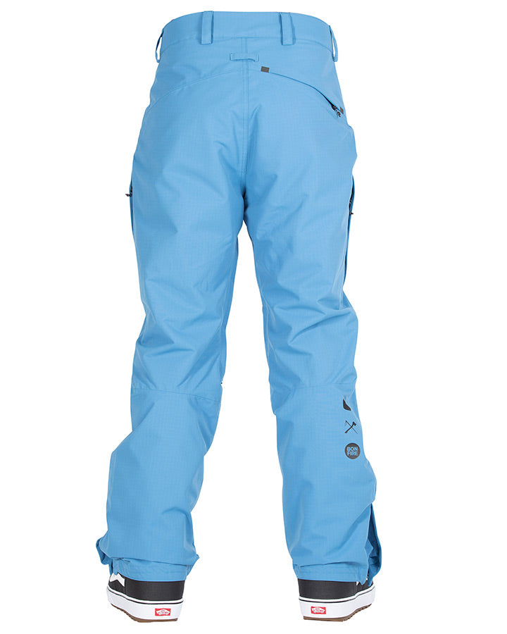 Bonfire Mens Surface Textured Pant - Blue - 2021 Men's Snow Pants - Trojan Wake Ski Snow